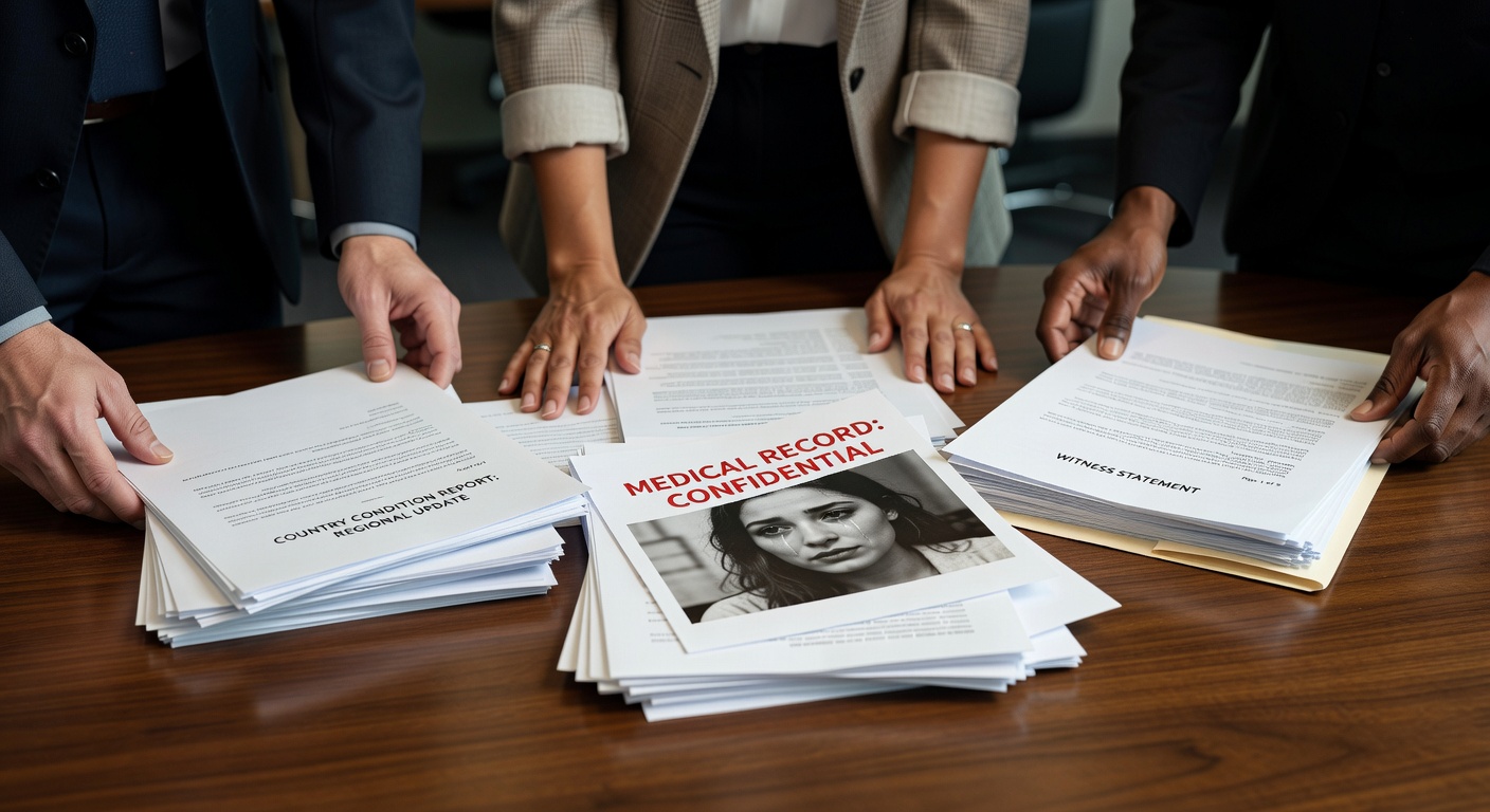 Ҳуҷҷатҳои далелҳо ва ҳисоботҳои вазъияти кишвар барои парвандаи паноҳандагӣ