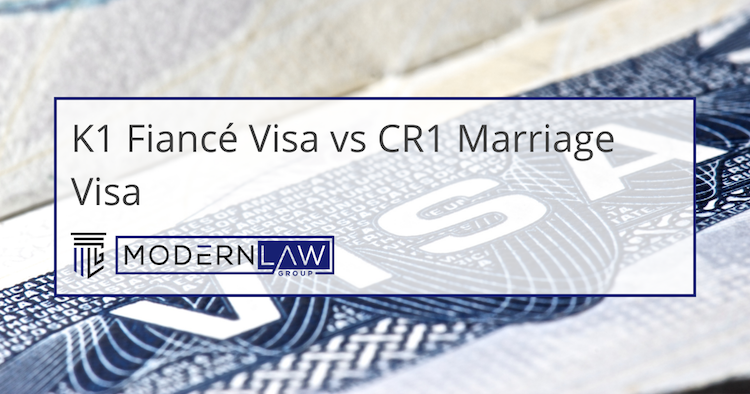 K1 Fiancé Visa vs CR1 Marriage Visa